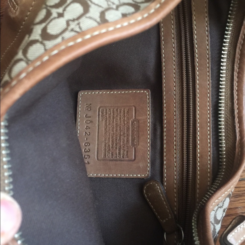 Coach Miniature Canvas Shoulder Bag - Picture 5 of 8
